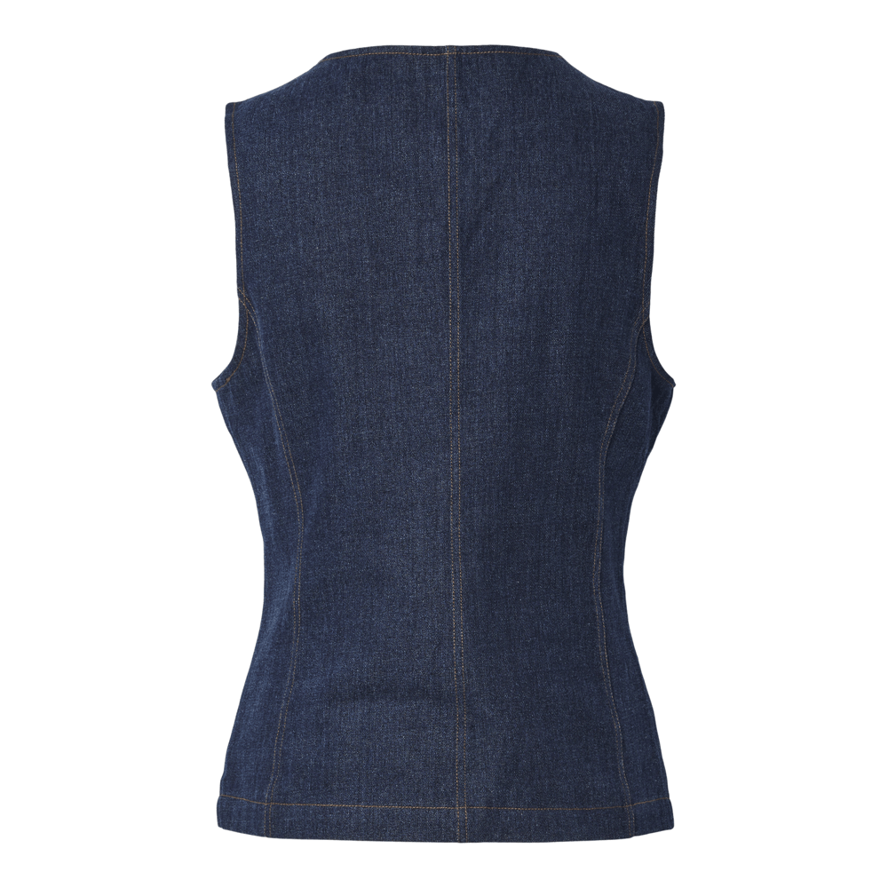 Pieces Fabia Denim Waistcoat